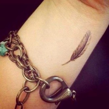 7. Feather Tattoo